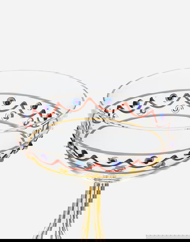 Home decor Dolce & Gabbana Multicolor Decorated Champagne Glass Rôznofarebný | TCB027TCALVUC121, 1