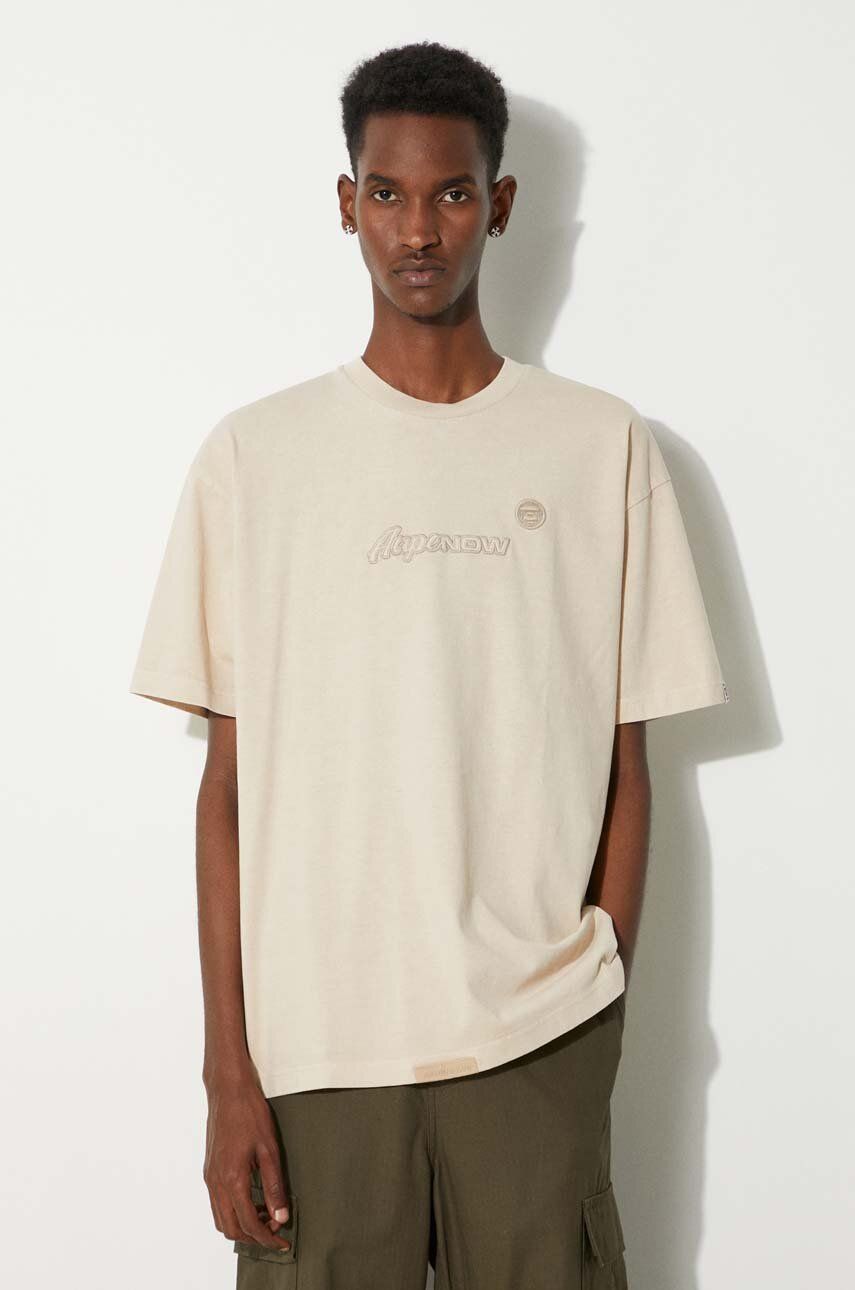Tričko AAPE by A Bathing Ape AAPE Tee T-Shirt Béžová | AAPTEM1416XXM, 0
