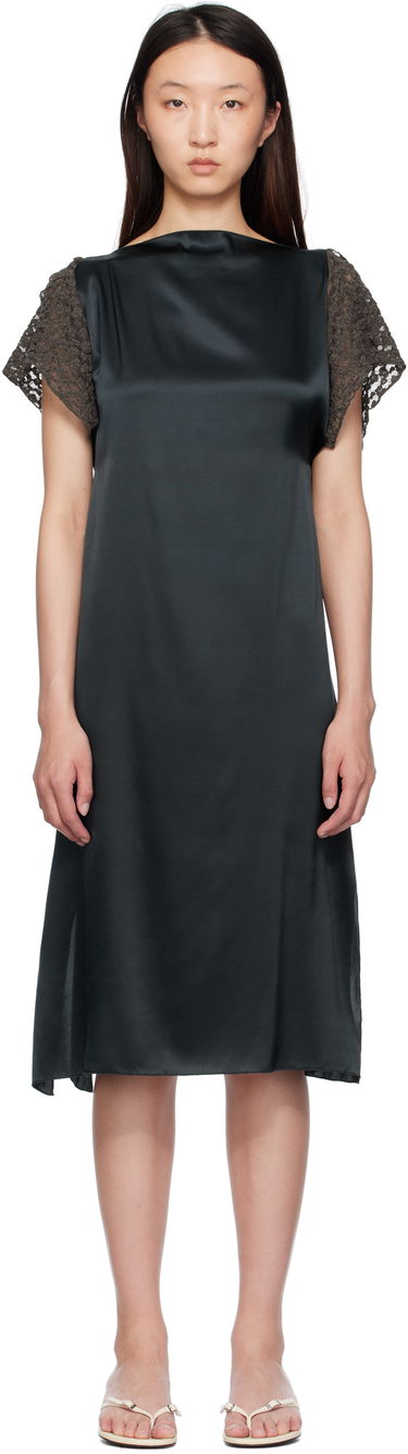 Šaty Baserange Baserange Olin Midi Dress Zelené | DROL-SS-SU25, 0
