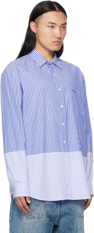 Košeľa VETEMENTS VETEMENTS Splitted Striped Shirt Modrá | UH76SH630SL, 1