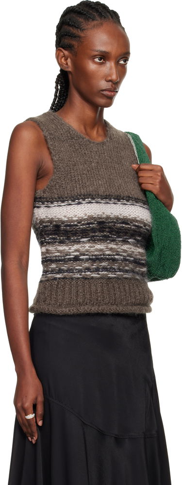 Vesta OUR LEGACY Pleaser Striped Knitted Vest Rôznofarebný | W4253PB, 1