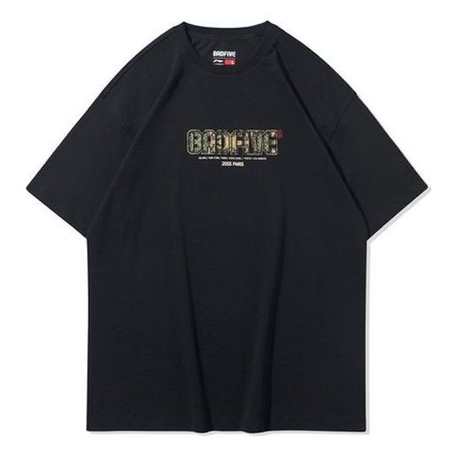 Tričko Li-Ning SS20 Series Graphic T-Shirt Čierna | AHSQ073-2