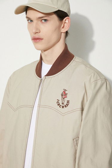 Bomber bunda BBC IceCream ICECREAM Western Bomber Jacket Béžová | IC24202, 4