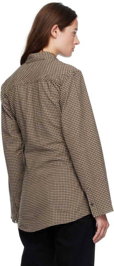 Košeľa OUR LEGACY Our Legacy Daisy Check Button-Down Shirt Hnedá | W4252DE, 2