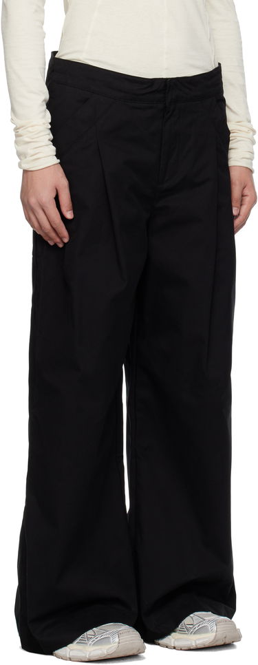 Nohavice Entire Studios Entire Studios Wares Pleated Trousers Čierna | ES2623BL, 1
