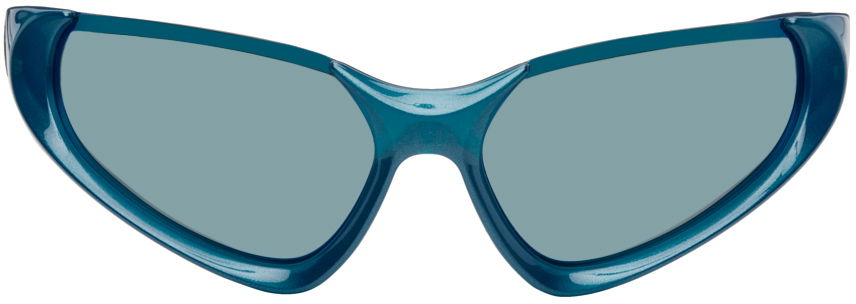 Slnečné okuliare Balenciaga Wraparound Sunglasses Modrá | BB0202S-003, 0