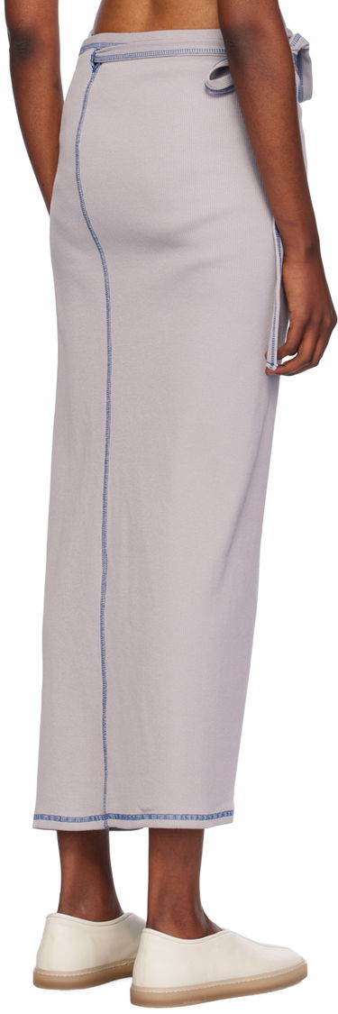 Sukňa Baserange Wrap Maxi Skirt Šedá | SKGW-CH-WI24, 2