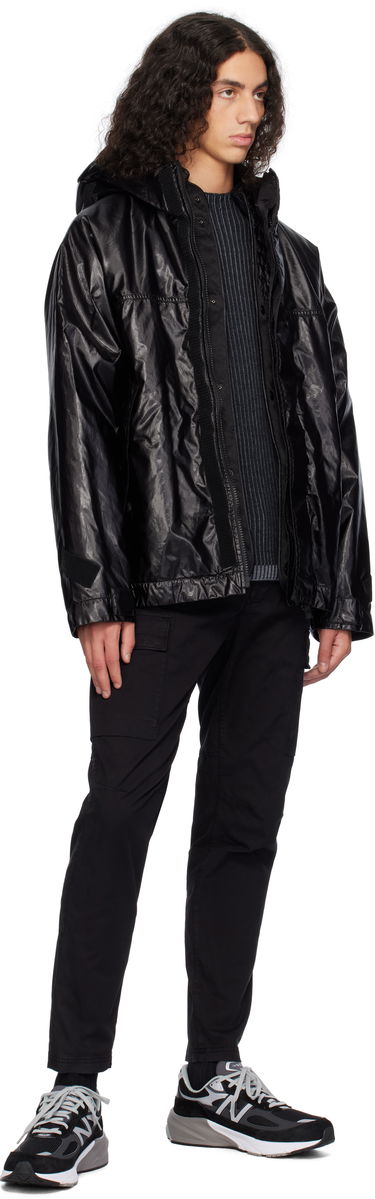 Cargo nohavice Stone Island Stone Island Supima Cotton Twill Cargo Pants Čierna | 811530410, 4
