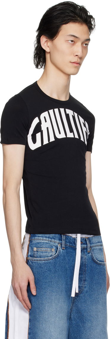 Tričko Jean Paul Gaultier Jean Paul Gaultier 'The Gaultier' T-Shirt Čierna | 24/25-F-TS071I-J056-0001, 4