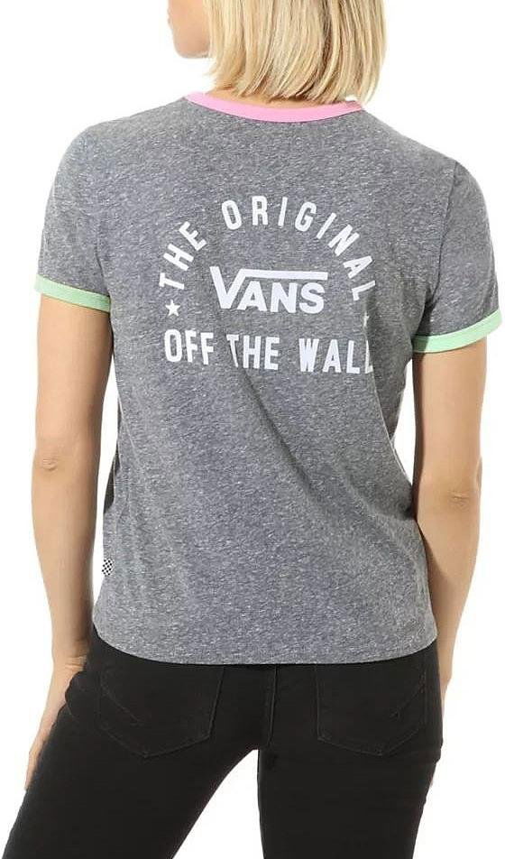 Tričko Vans Women's T-Shirt Short Sleeve Print Šedá | vn0a4dnqv5o1, 1