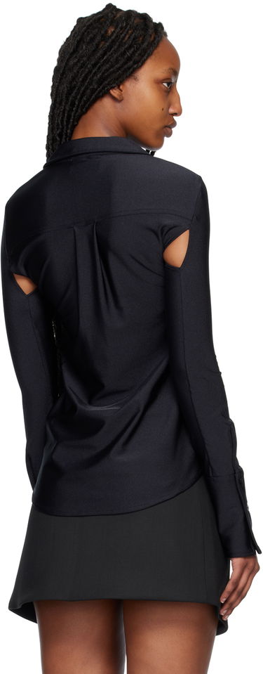 Košeľa Coperni Coperni Cutout Long Sleeve Top Čierna | COPCH29545, 2