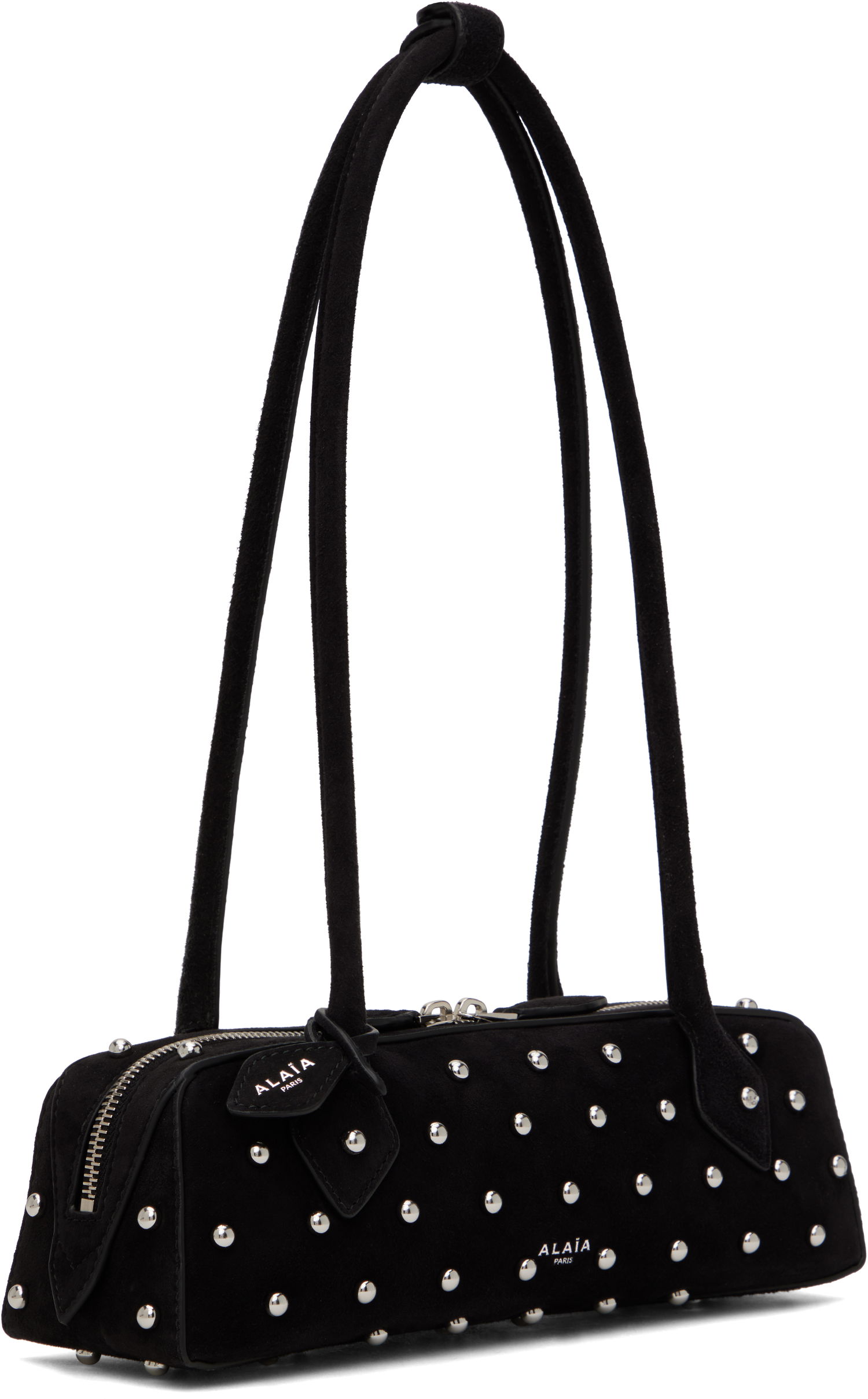 Kabelka Alaïa ALAÏA 'Le Teckel Small' Studded Suede Bag Čierna | AA1S06029CA326, 1