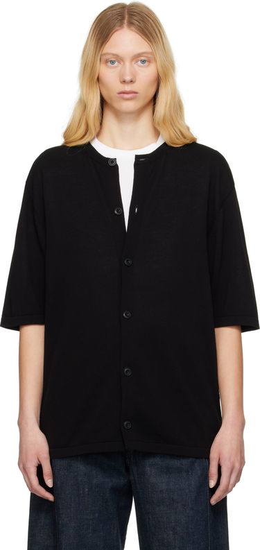 Sveter LEMAIRE Lemaire Short Sleeve Cardigan Čierna | TO1371 LK1041, 0