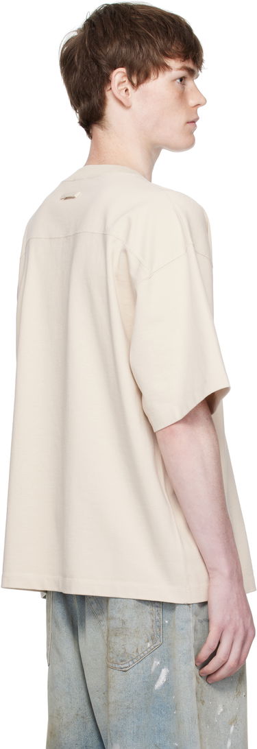 Tričko Jean Paul Gaultier Jean Paul Gaultier Oversized Printed T-Shirt Béžová | 25/03-W-TO293-J001-691501, 2