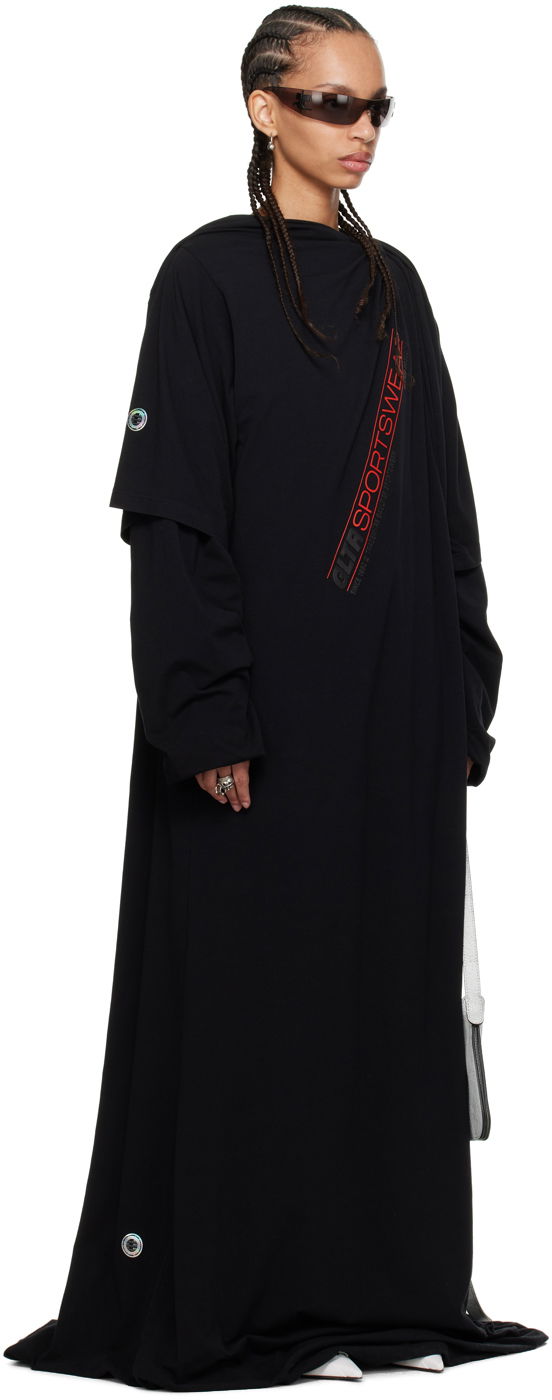 Šaty Jean Paul Gaultier Jean Paul Gaultier Shayne Oliver Edition Maxi Dress Čierna | 24/27-F-RO239IPJ062-00A, 1
