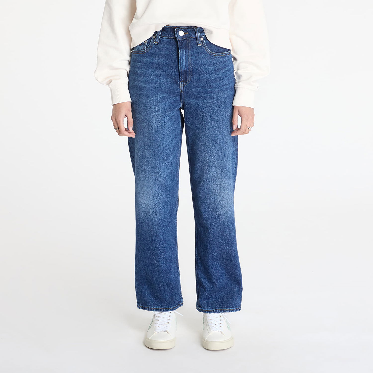 Džínsy Tommy Hilfiger Tommy Jeans Layla High Rise Slim Straight Jeans W27/L30 Modrá | DW0DW20054 1BK, 0