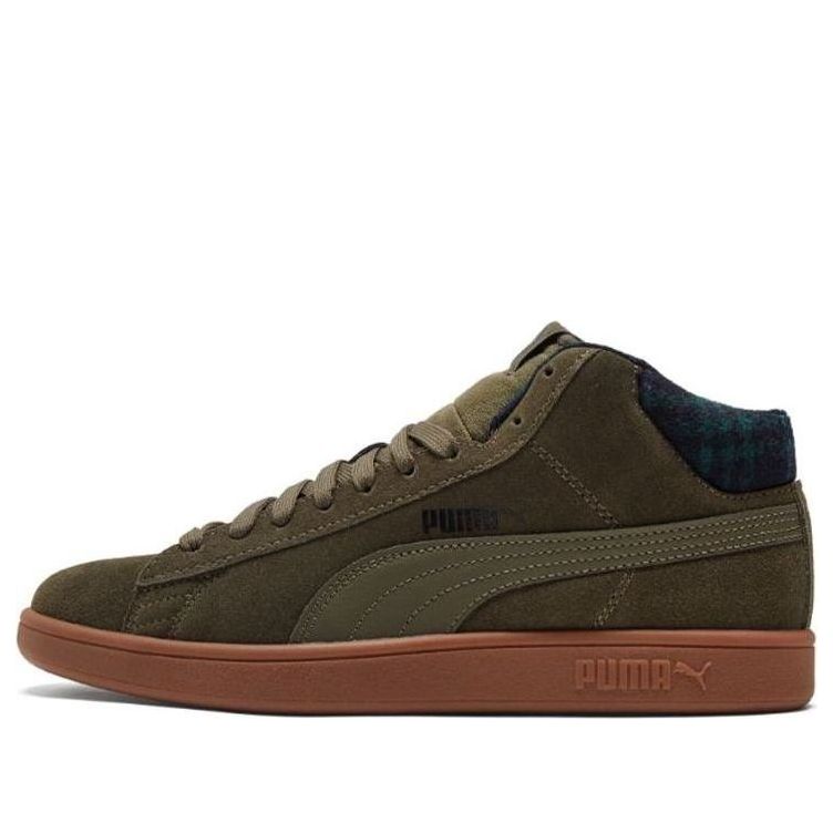 Tenisky a topánky Puma Smash v2 Mid WTR Plaid Zelené | 385174-03