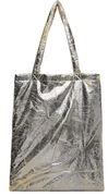 DRKSHDW Concordians Crinkled Metallic Nylon Shopper Tote