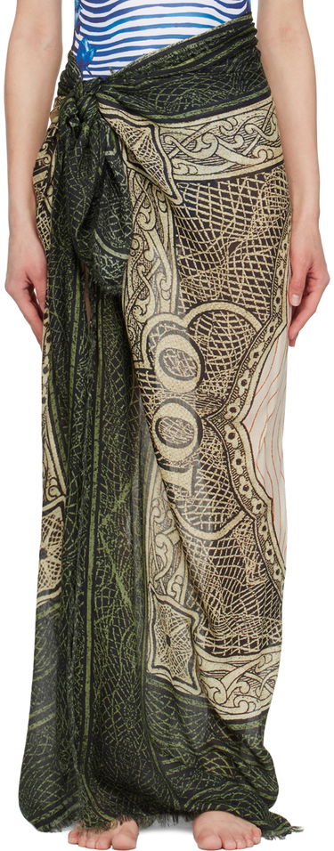 Sukňa Jean Paul Gaultier The Cartouche Cover-Up Zelené | 24/25-U-JU093-C508-400300156, 0