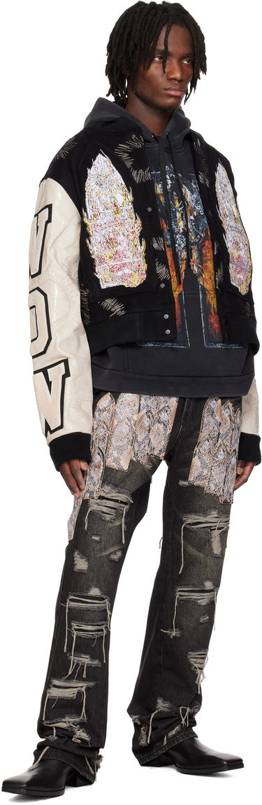 Bomber bunda Who Decides War Who Decides War Namesake Varsity Bomber Jacket Čierna | 1130070002SE25, 3