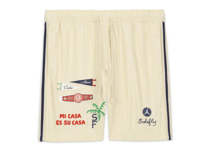 Šortky Jordan Jordan Pro x Solefly Souvenir Shorts Beige Béžová | FQ3806-203