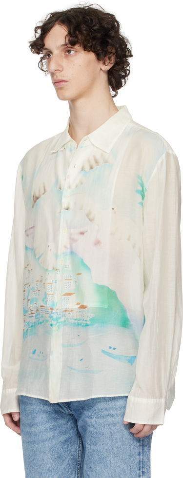Košeľa OUR LEGACY Our Legacy Adorn Print Shirt Biela | M2252AS, 3
