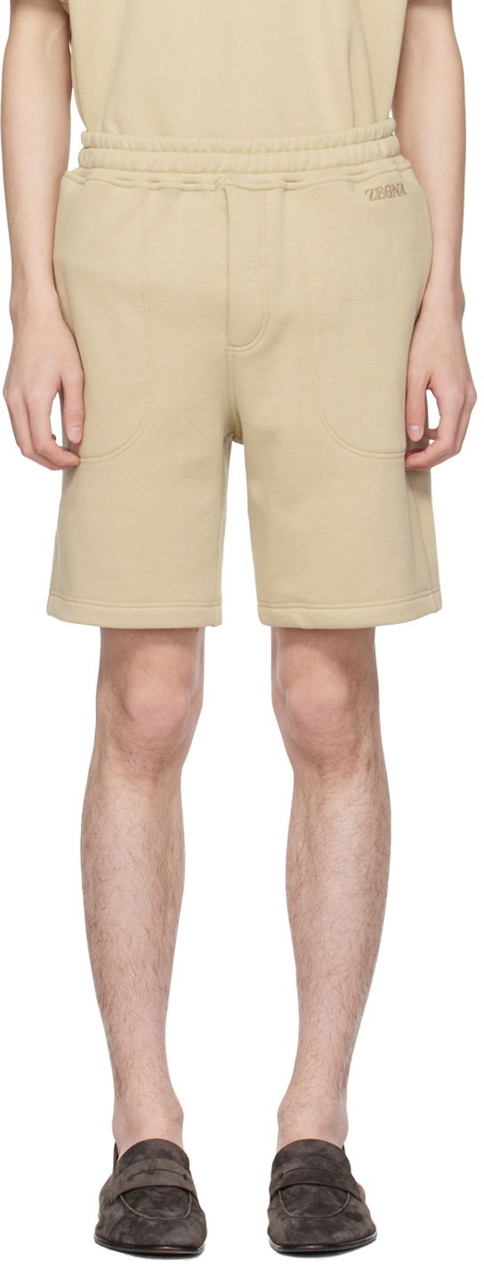Šortky ZEGNA Drawstring Shorts Béžová | N6N101760-262, 0