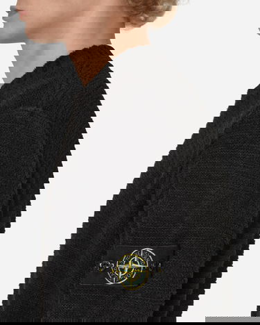 Sveter Stone Island Cotton Mock Crewneck Čierna | 7715530A6 V0029, 5