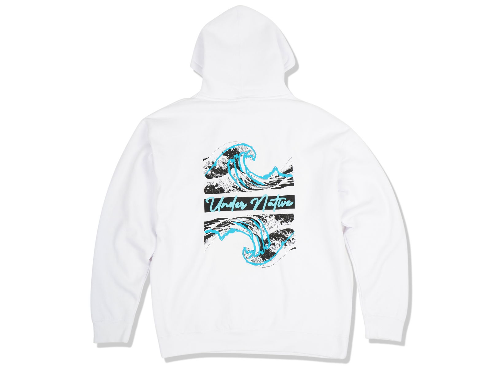 Wave Draws Hoodie White