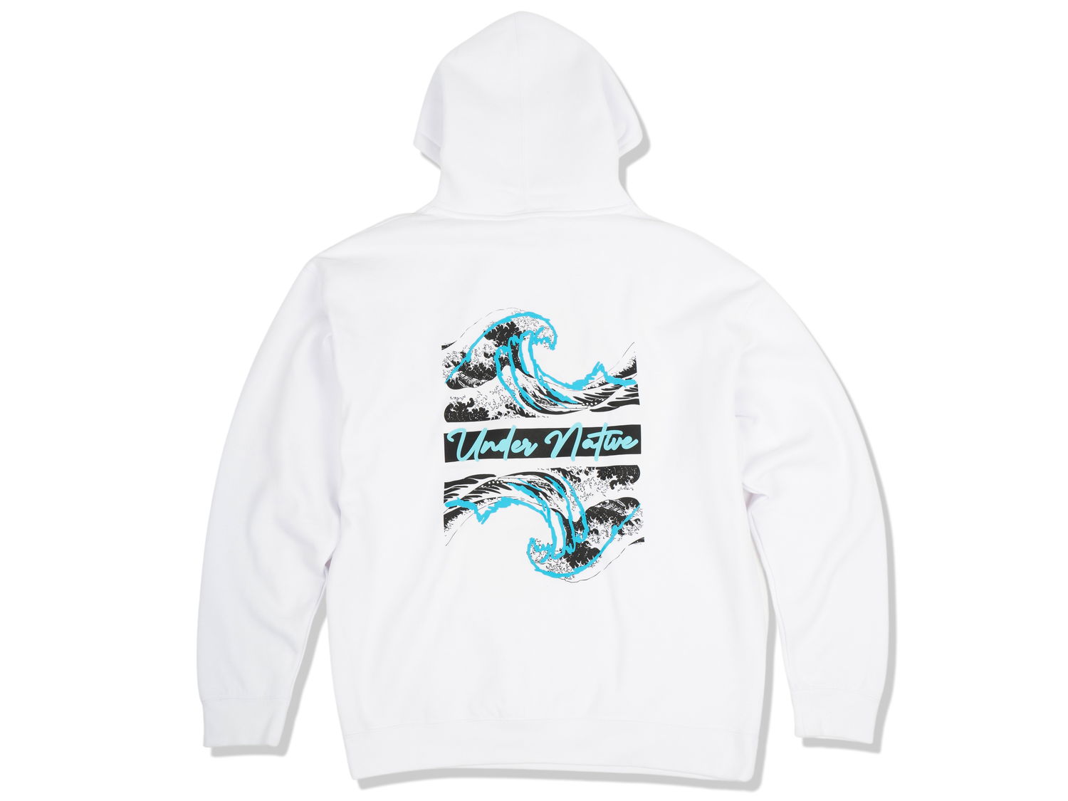 Mikina Under Native Wave Draws Hoodie White Biela | UN19, 1