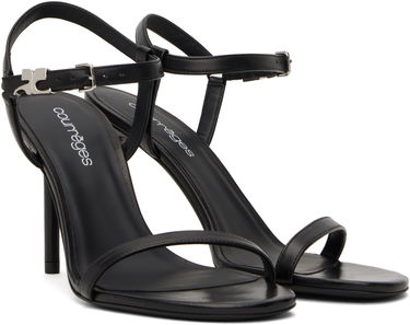 Doplnky Courrèges Courrèges AC Heeled Sandals Čierna | 125SSD028AG0030, 3