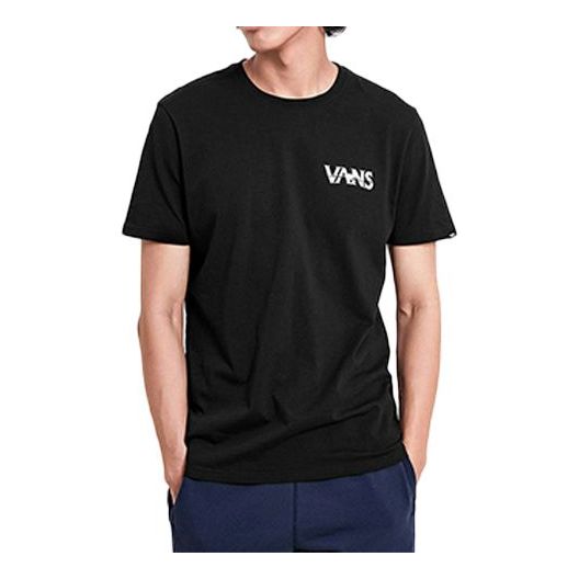 Tričko Vans Skeleton Printing Short Sleeve T-Shirt Čierna | VN0A4MLVBLK, 0