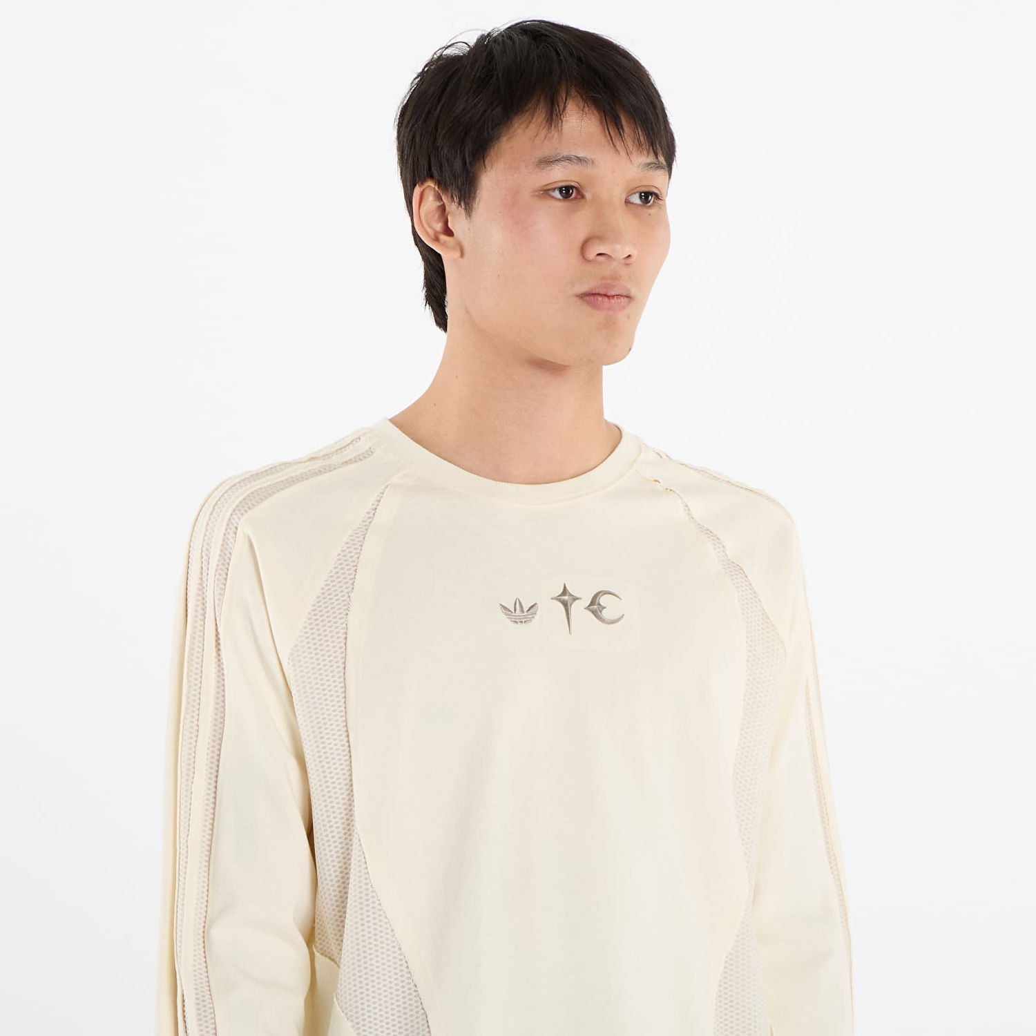 Tričko adidas Originals Thug Club Teamgeist Long Sleeve T-Shirt Béžová | KC2198, 1