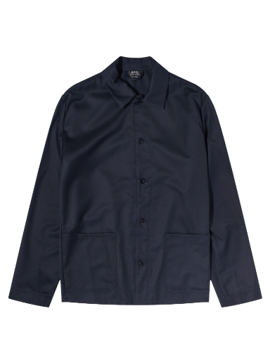 Bunda A.P.C. Kerlouan Wool Work Jacket Navy | WOAPO-H03053-IAK