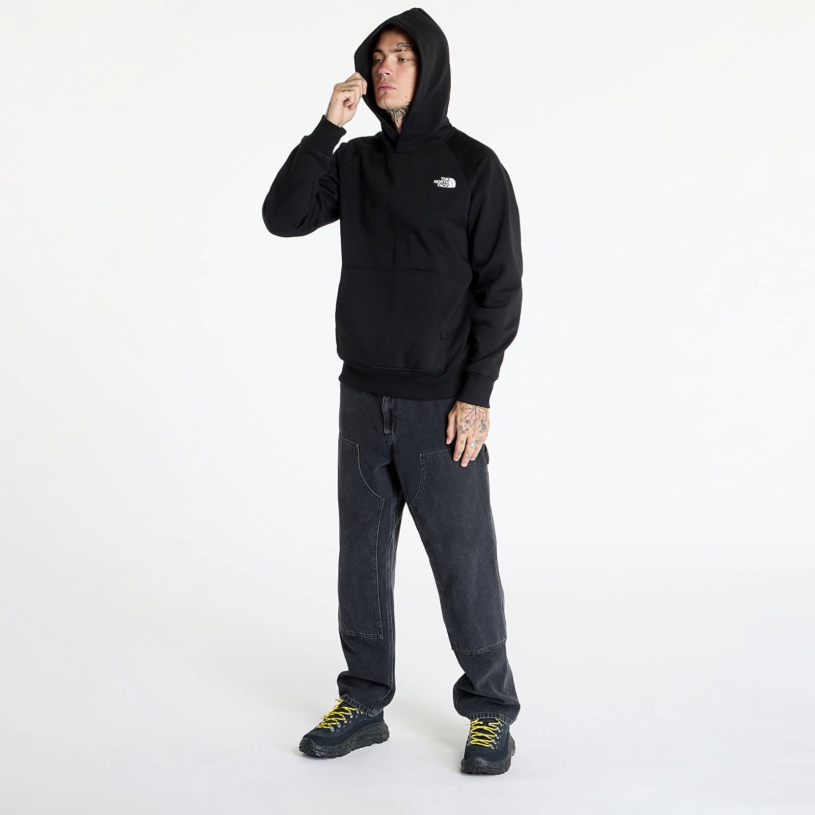 Raglan Box Nse Hoodie TNF Black