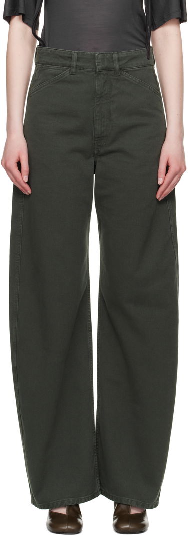 Džínsy LEMAIRE Lemaire High Waisted Curved Jeans Zelené | PA1052 LD1039, 0