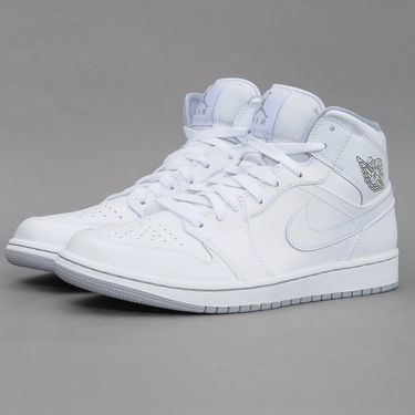 Tenisky a topánky Jordan Air Jordan 1 Mid "White Wolf Grey" Biela | 554724-112, 1
