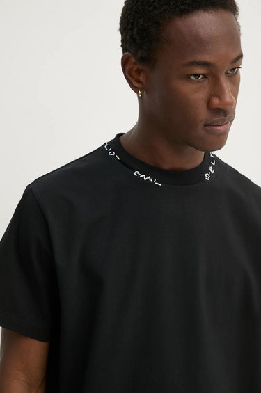Tričko HELIOT EMIL Black T-Shirt Čierna | AW24.M.09.127.BLK01, 7