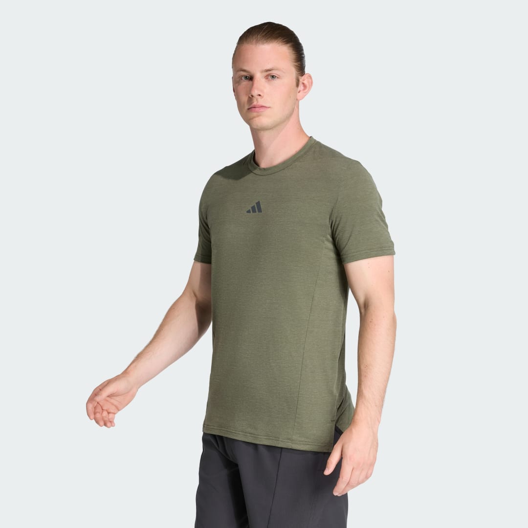 Tričko adidas Performance Designed for Training Workout T-Shirt Zelené | JX3288, 0