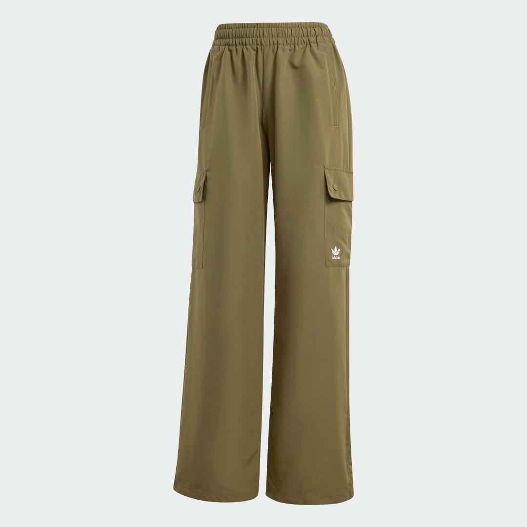 Cargo nohavice adidas Performance Essentials Woven Cargo Joggers Zelené | IX9972, 1
