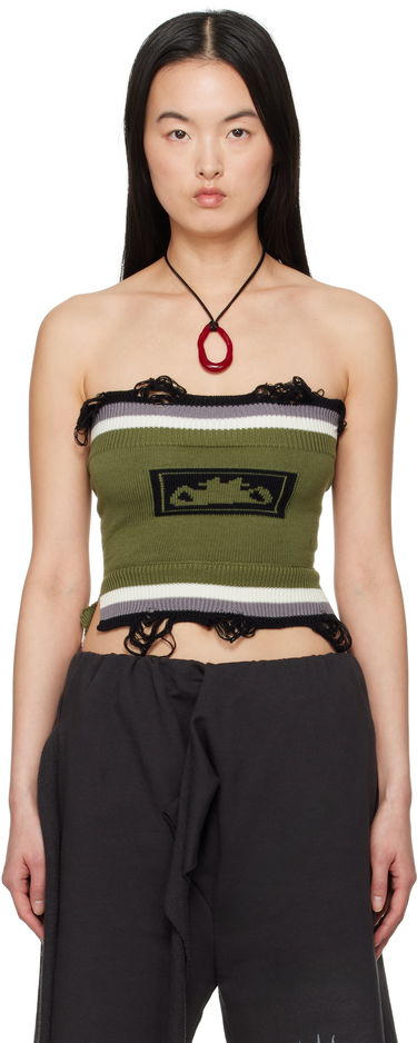 Tielko Ottolinger Ottolinger Knit Tube Top Zelené | 10710170701, 0