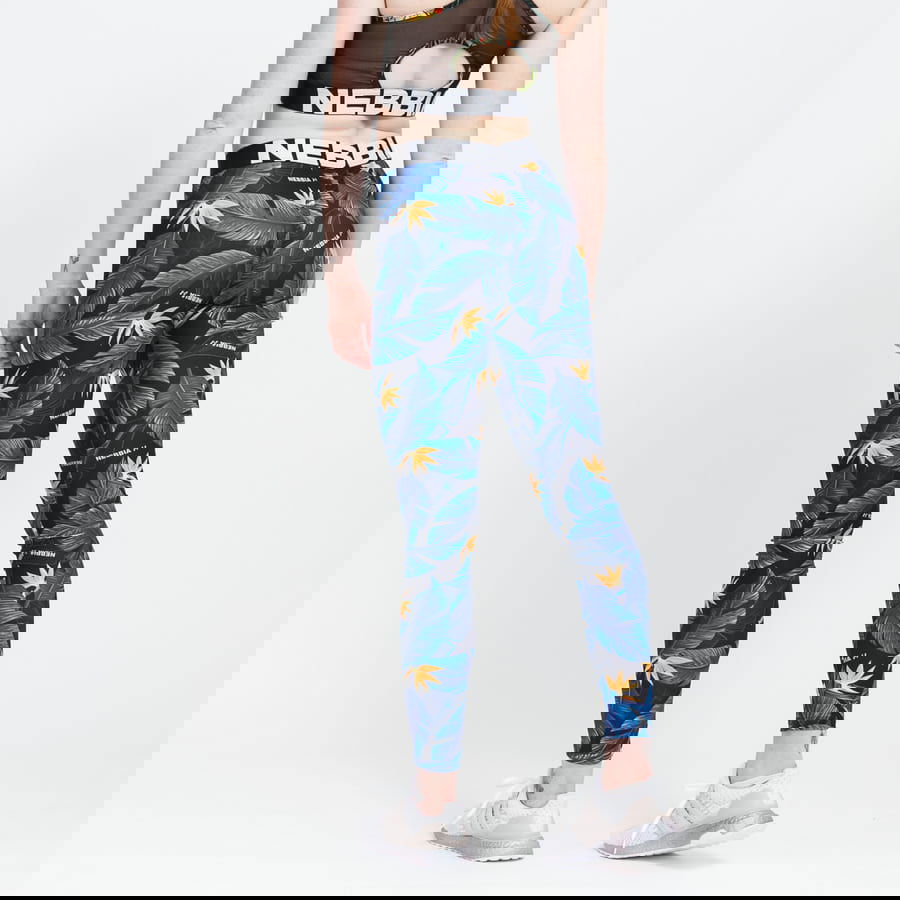 Legíny NEBBIA Mid-Waist Ocean Power Leggings Modrá | 566, 1