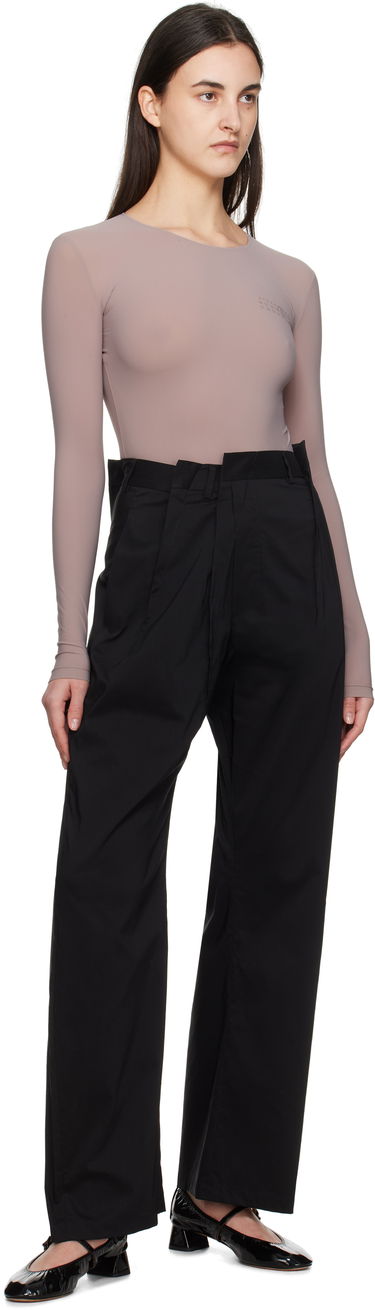 Nohavice Maison Margiela MM6 Maison Margiela Shirting Darting Trousers Čierna | S52KA0530 M35043, 3