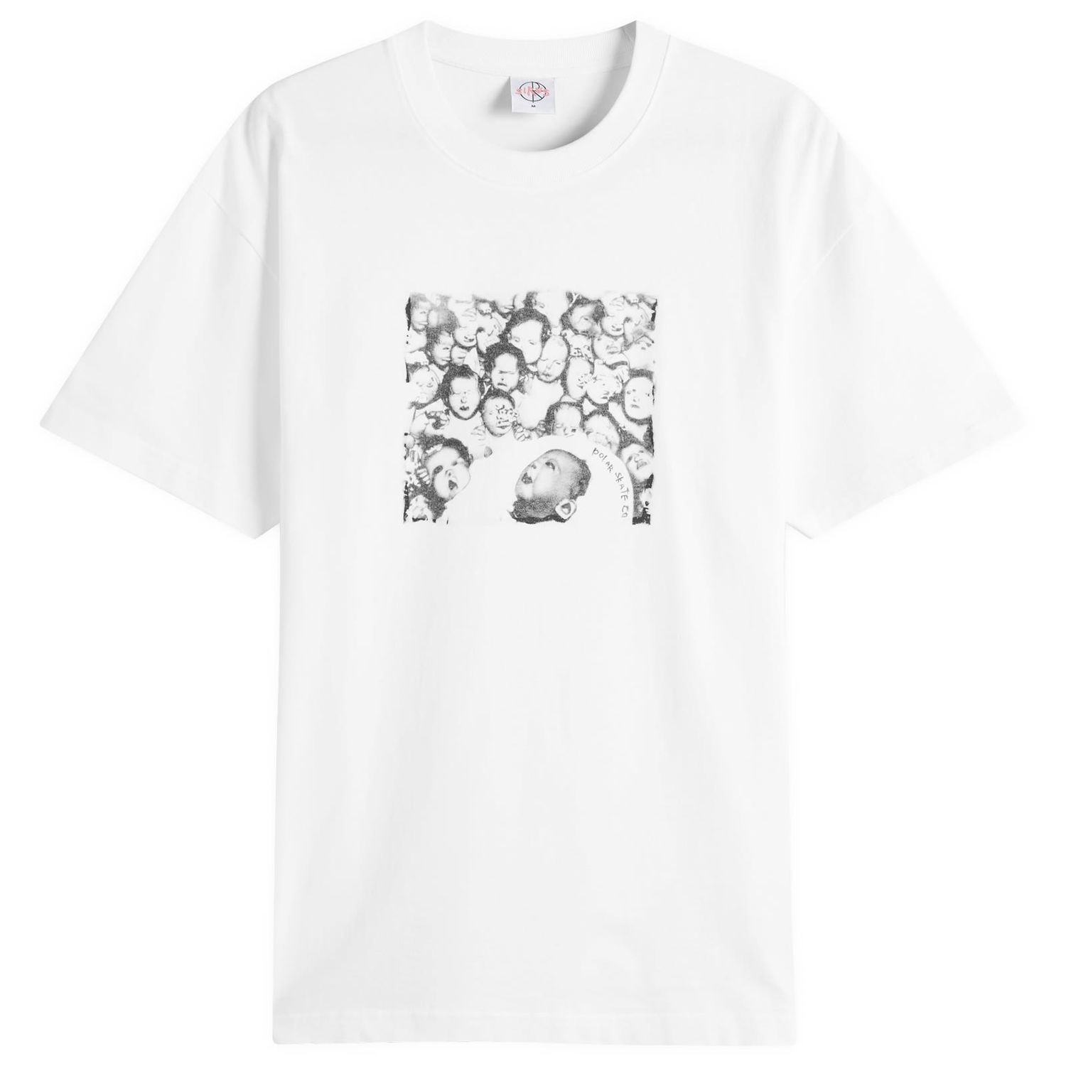 Tričko Polar Skate Co. Babies Graphic T-Shirt, Size Large, Polar Skate Co. Biela | PSC-SU25-18-WHT, 1