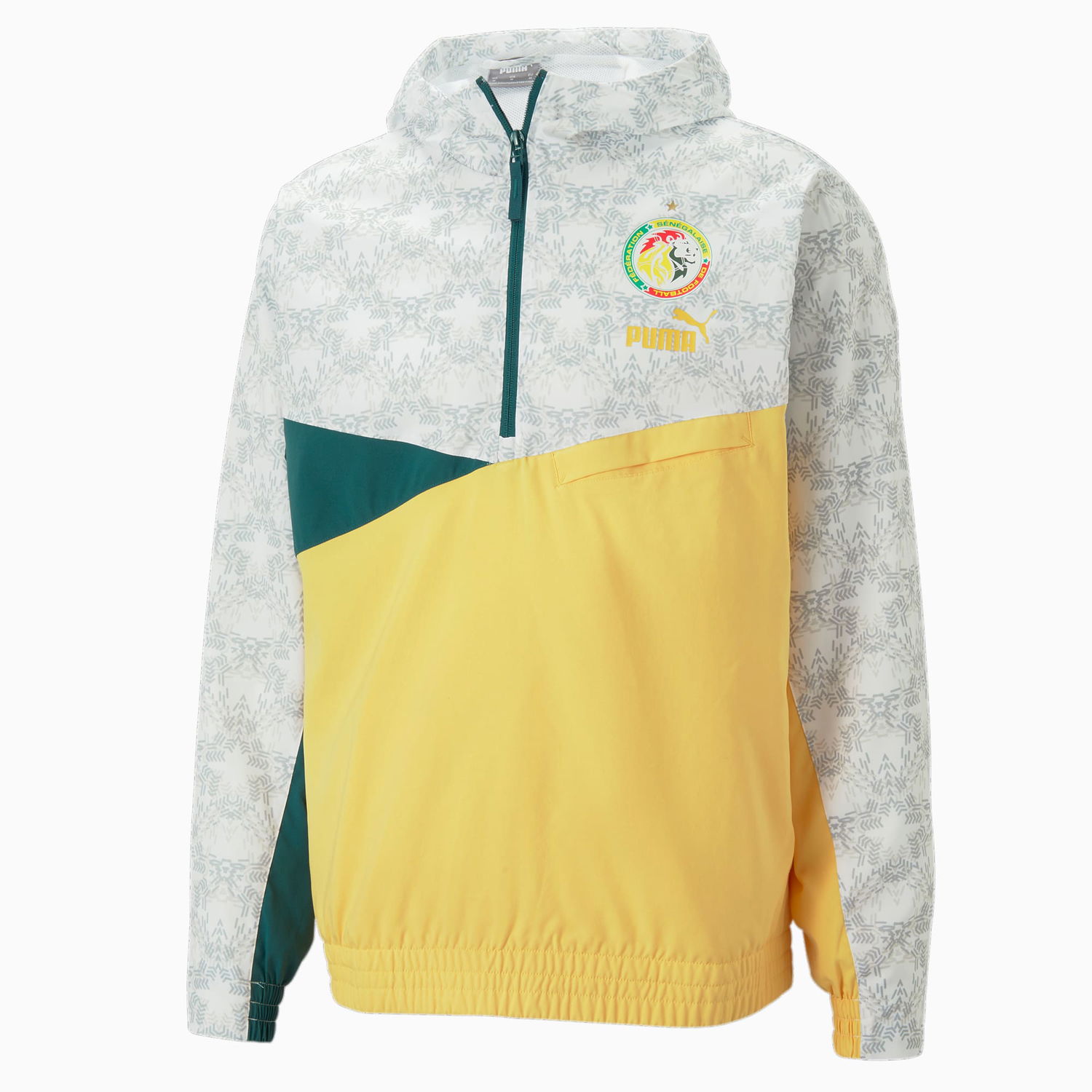 Mikina Puma Senegal Graphic Woven Hoodie Rôznofarebný | 773102_05, 1