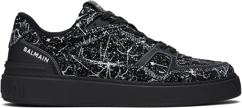 Tenisky a topánky Balmain Balmain B-Court Galaxy Print Čierna | EM0VI372LSVG