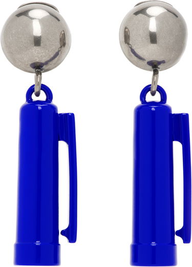 Náušnice Moschino Moschino Charm Drop Earrings Modrá | 25121913384021345, 0