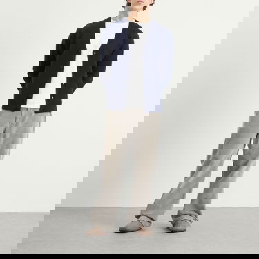 Sveter A.P.C. Kenny Intarsia Knit Cardigan Navy | AW25WVBDK-H22305-IAK, 4