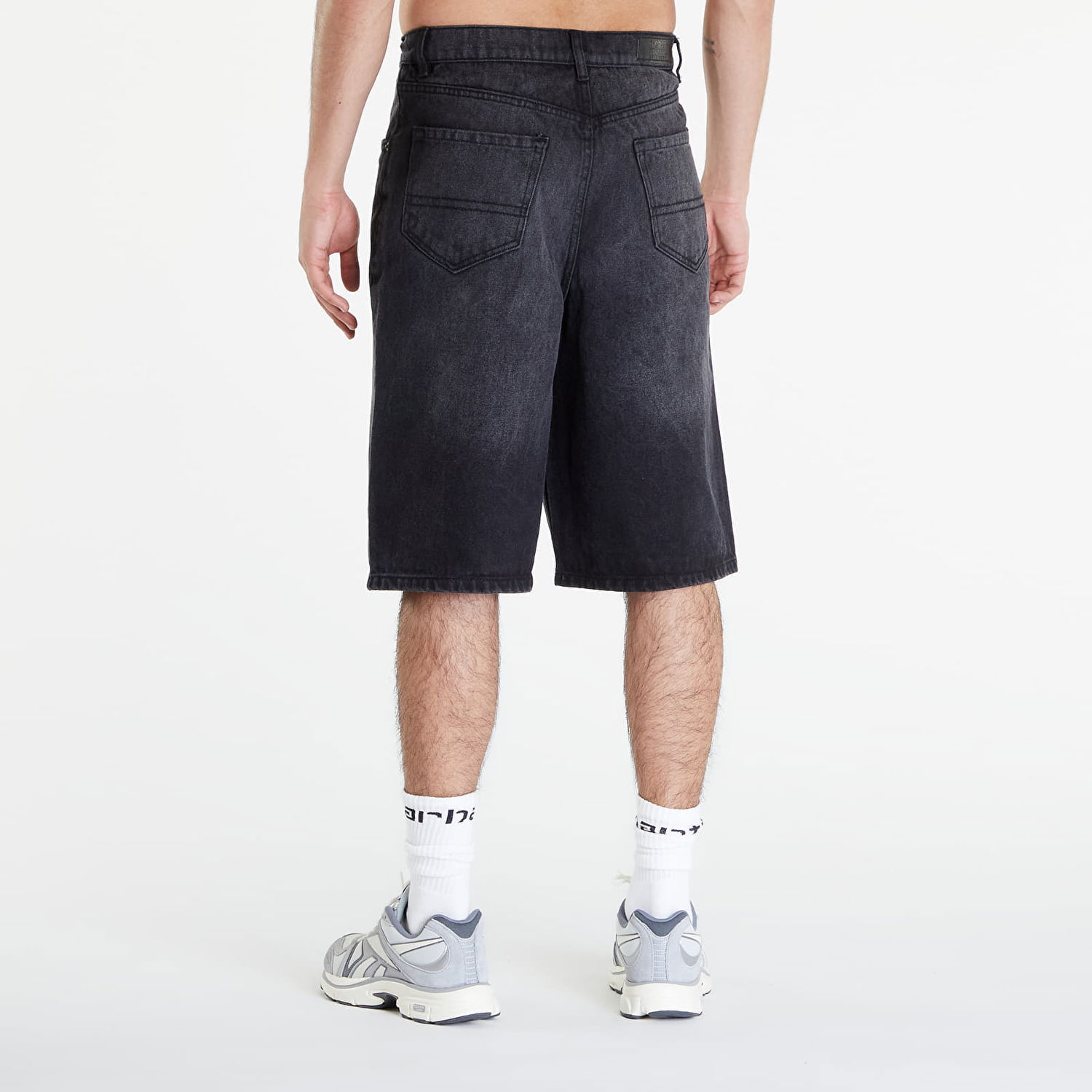 Šortky Urban Classics 90's Heavy Denim Shorts Black Washed Čierna | TB6639-00709, 1