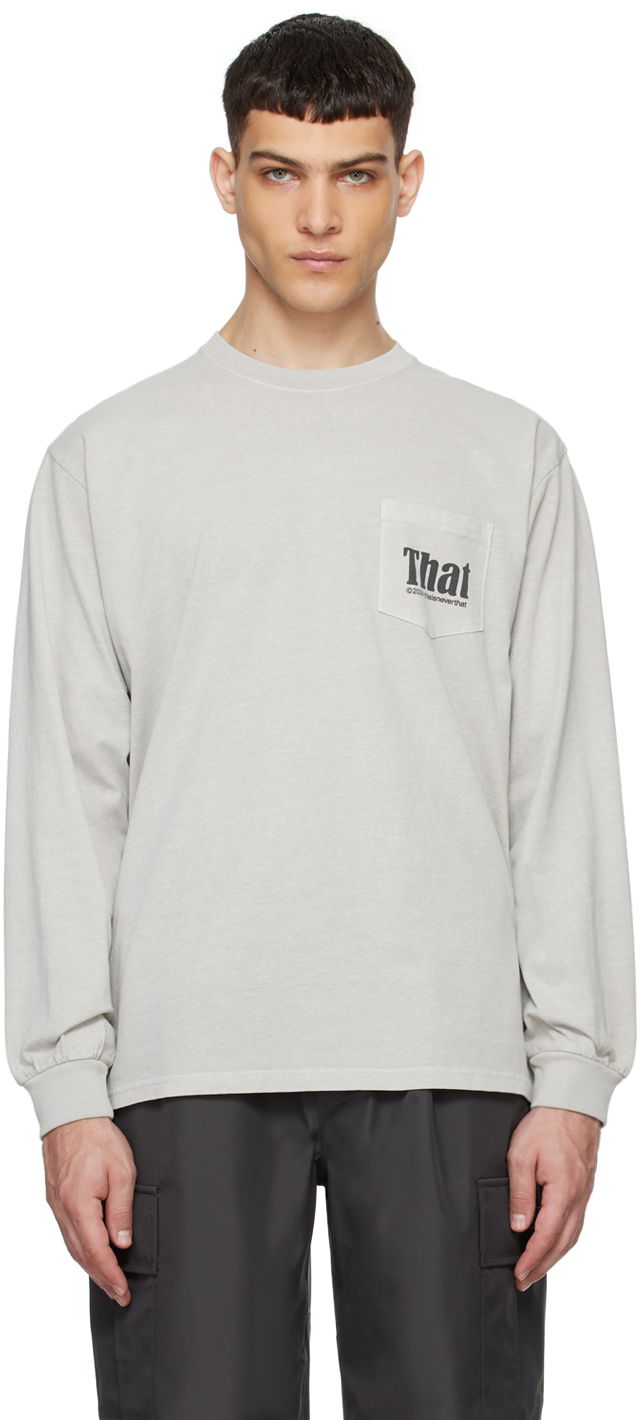 Long Sleeve T-Shirt with Pocket